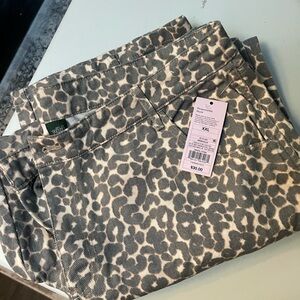 Leopard Print Pants XXL